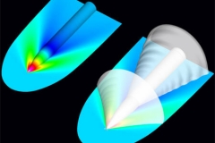 tecplot_3d_missile_contour_