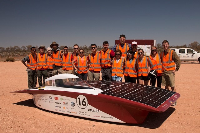 The Stanford Solar Car Project Team With Arctan